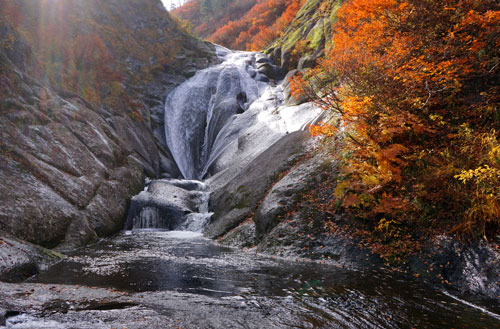 2019年10月27日　桃洞滝を見に奥森吉へ。