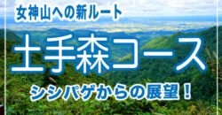 【秋田の山】女神山への土手森コース